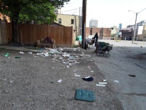 Alley disorder and debris